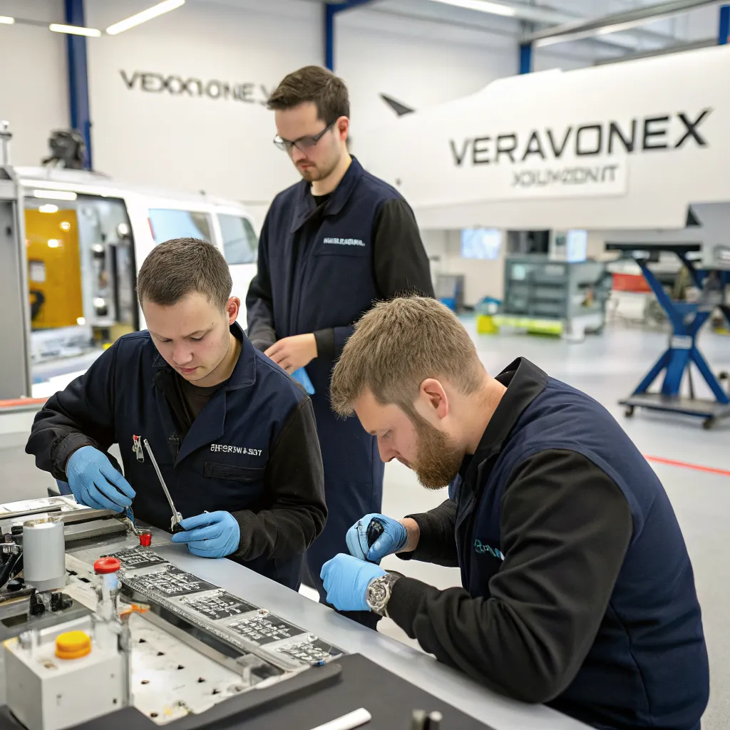 VERAVIONEX assembly team at work